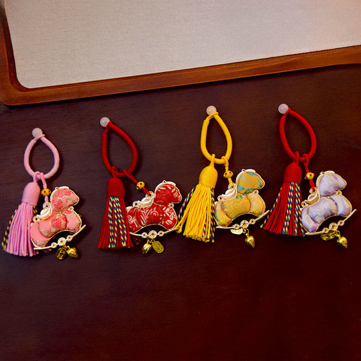 Buddha Stones, broderie Année du Cheval, porte-clés Liberté - image 7