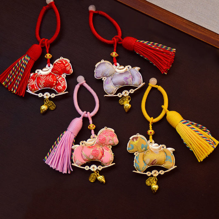 Buddha Stones, broderie Année du Cheval, porte-clés Liberté - image 8