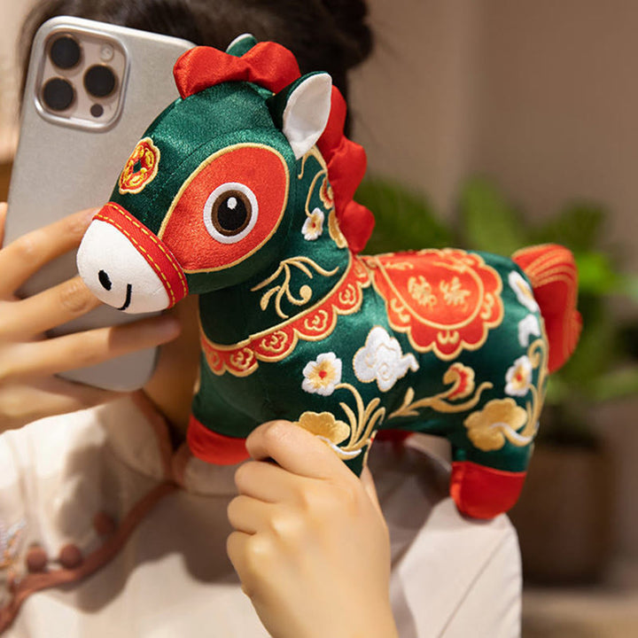 Buddha Stones Broderie Année du Cheval Liberté Décoration d'intérieur - image 4