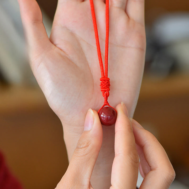 Buddha Stones Pendentifs en cinabre pour éloigner les mauvais esprits - image 3