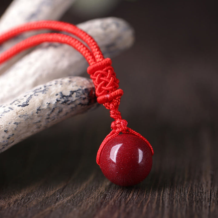 Buddha Stones Pendentifs en cinabre pour éloigner les mauvais esprits - image 0
