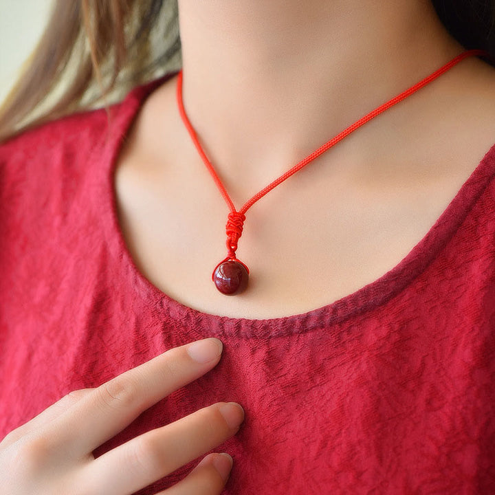 Buddha Stones Pendentifs en cinabre pour éloigner les mauvais esprits - image 2