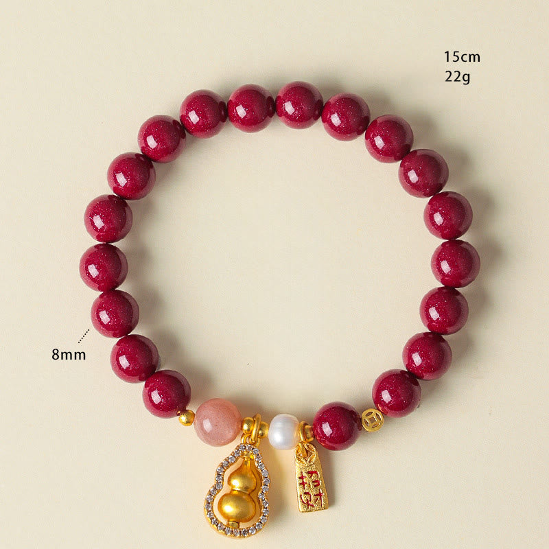 Buddha Stones Bracelet de cinabre porte-bonheur - image 1