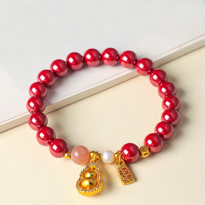 Buddha Stones Bracelet de cinabre porte-bonheur - image 8