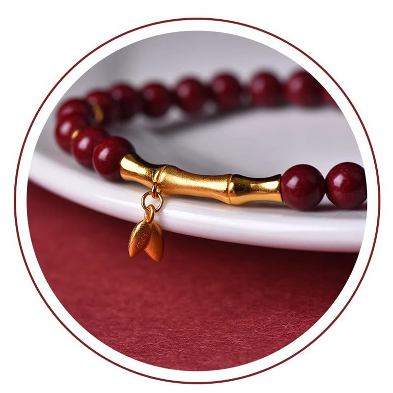 Buddha Stones Bracelet de concentration en argent sterling 925 et cinabre - image 12