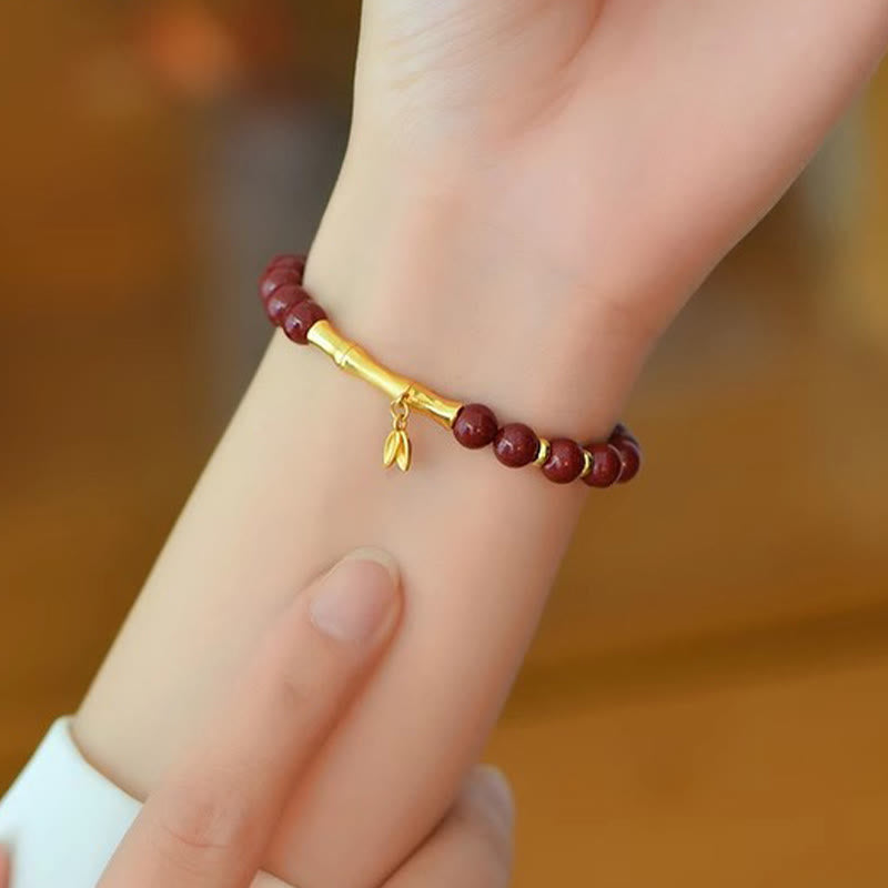 Buddha Stones Bracelet de concentration en argent sterling 925 et cinabre - image 11