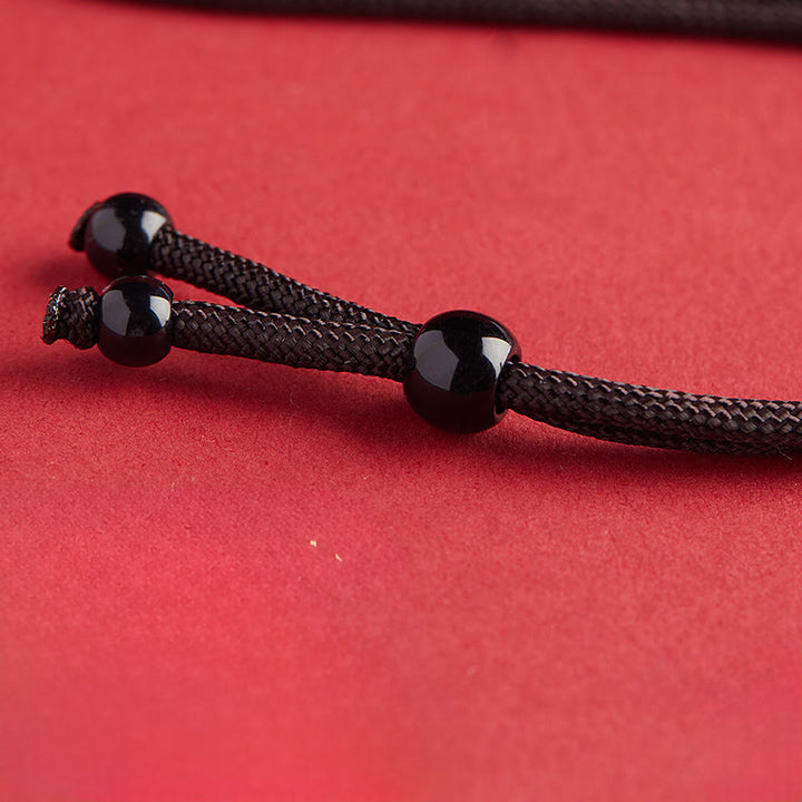 Buddha Stones Pendentifs en cinabre Om Mani Padme Hum pour éloigner les mauvais esprits - image 13