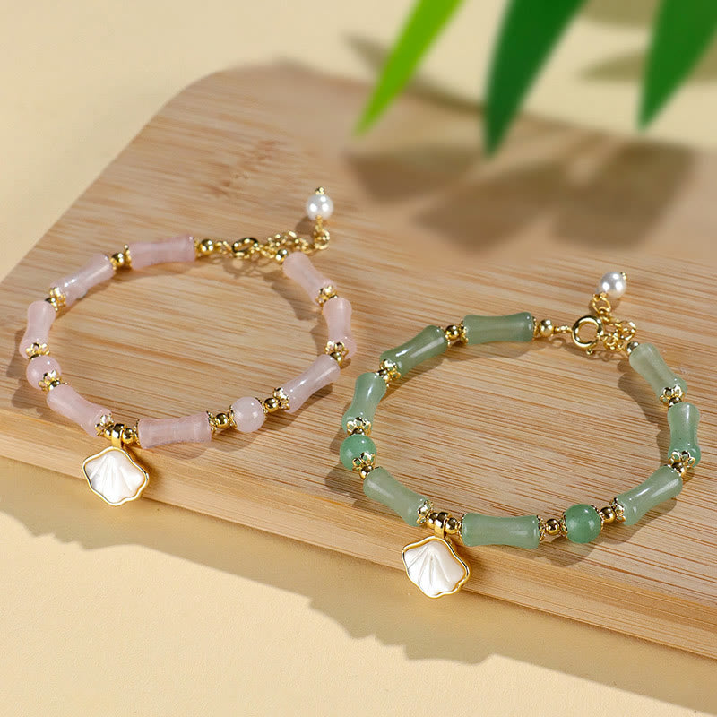 Buddha Stones Bracelet d'amour en péridot, agate verte, jade, cristal rose et obsidienne noire - image 13