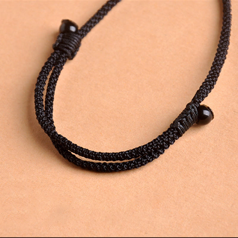 Buddha Stones Pendentifs de collier apaisants en bois d'ébène, œil de tigre et onyx noir, symbolisant le zodiaque chinois et le Bouddha natal - image 18