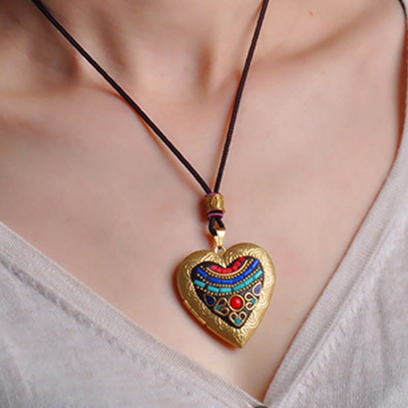 Buddha Stones Collier pendentif en cuivre Kwan Yin Avalokitesvara Zakiram richesse - image 20