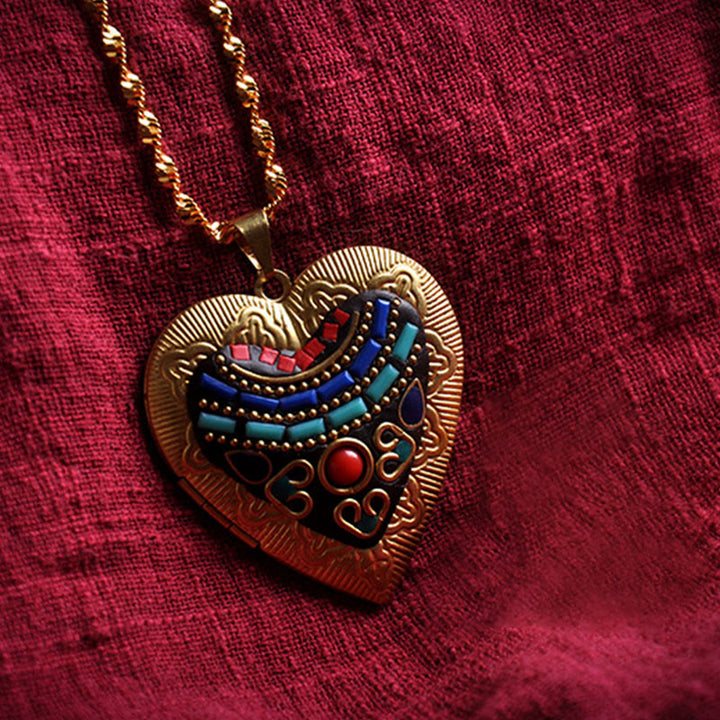 Buddha Stones Collier pendentif en cuivre Kwan Yin Avalokitesvara Zakiram richesse - image 18