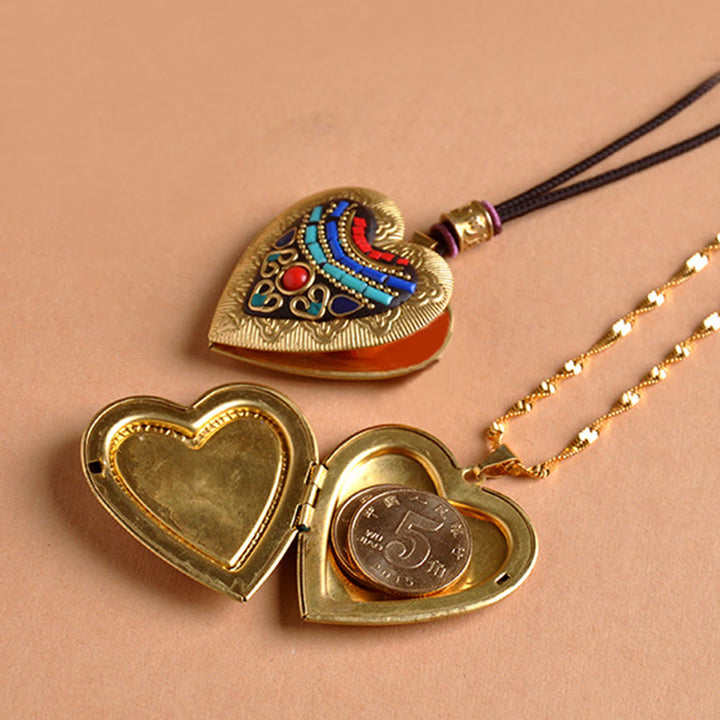 Buddha Stones Collier pendentif en cuivre Kwan Yin Avalokitesvara Zakiram richesse - image 21