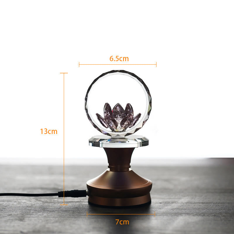 Buddha Stones Décoration intérieure Lotus en cuivre et laiton pour un nouveau départ - Base en alliage d'aluminium - 6,5 x 13 x 7 cm - Module d'extension - image 14