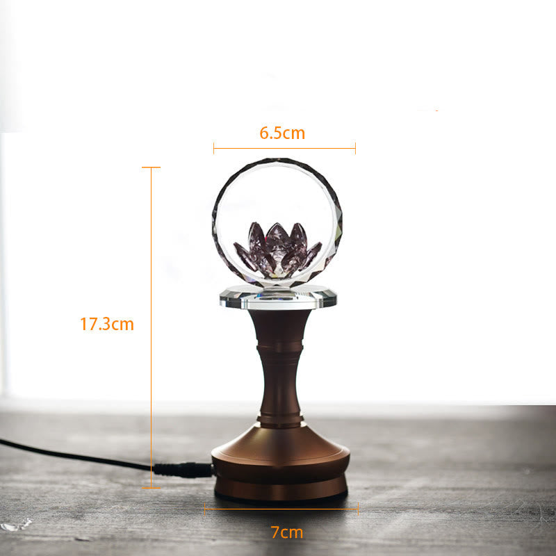 Buddha Stones Décoration intérieure Lotus en cuivre et laiton pour un nouveau départ - Base en alliage d'aluminium - 6,5 x 17,3 x 7 cm - Module d'extension - image 17