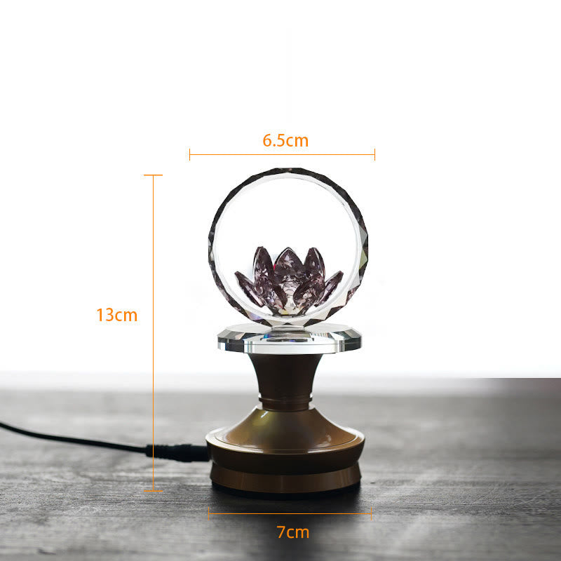 Buddha Stones Décoration intérieure Lotus en cuivre et laiton pour un nouveau départ - Base en cuivre et laiton - 6,5 x 13 x 7 cm - Module d'extension - image 21