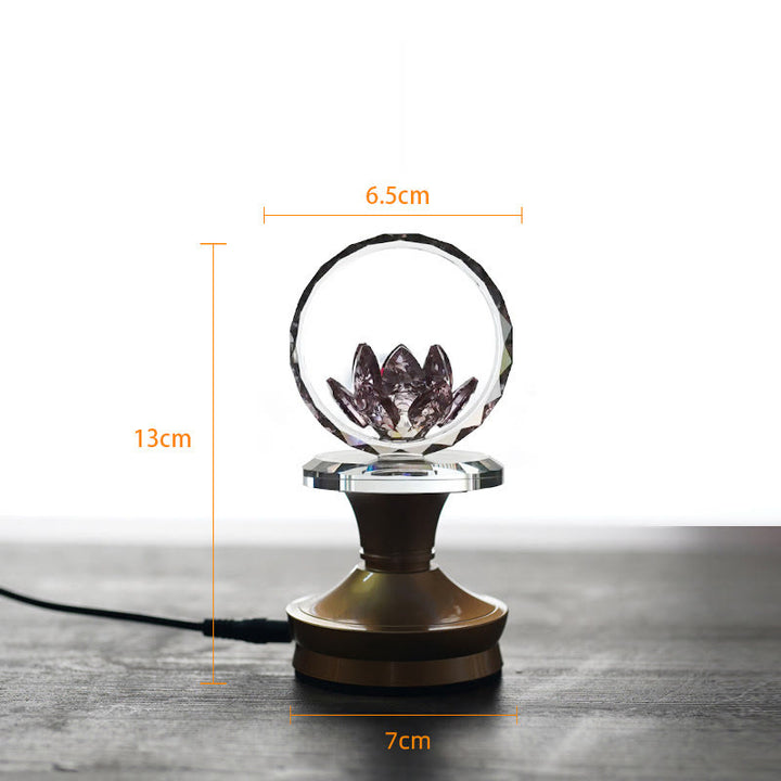 Buddha Stones Décoration intérieure Lotus en cuivre et laiton pour un nouveau départ - Base en cuivre et laiton - 6,5 x 13 x 7 cm - Module d'extension - image 21