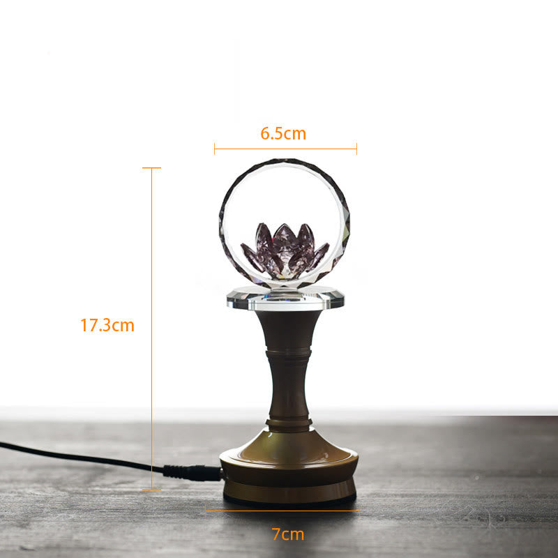 Buddha Stones Décoration intérieure Lotus en cuivre et laiton pour un nouveau départ - Base en cuivre et laiton - 6,5 x 17,3 x 7 cm - Module d'extension - image 23