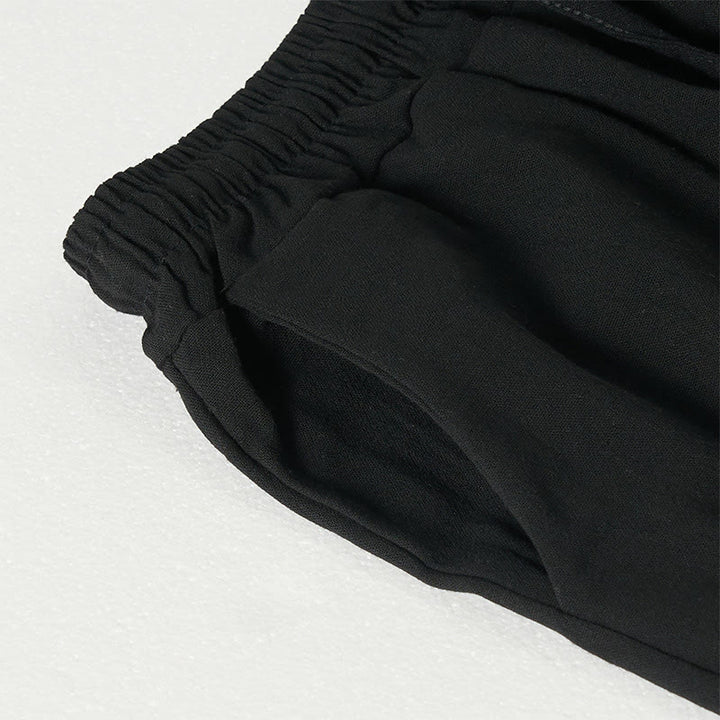 Pantalon large à rayures bohèmes unies Buddha Stones pour femme, avec poches - image 12