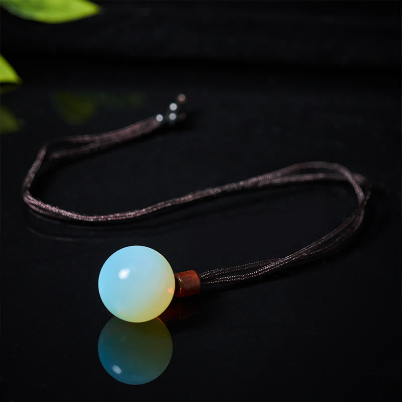 Buddha Stones Collier pendentif de protection en cristal blanc, cristal rose, œil de tigre et quartz fumé - image 11