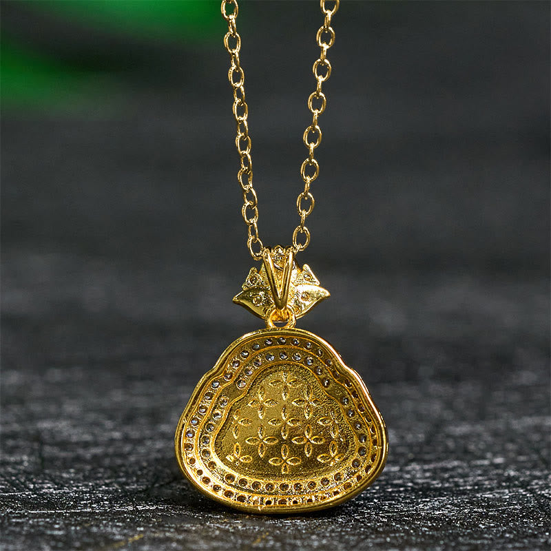 Buddha Stones Pendentif Bouddha rieur en jade, porte-bonheur et prospérité - image 4