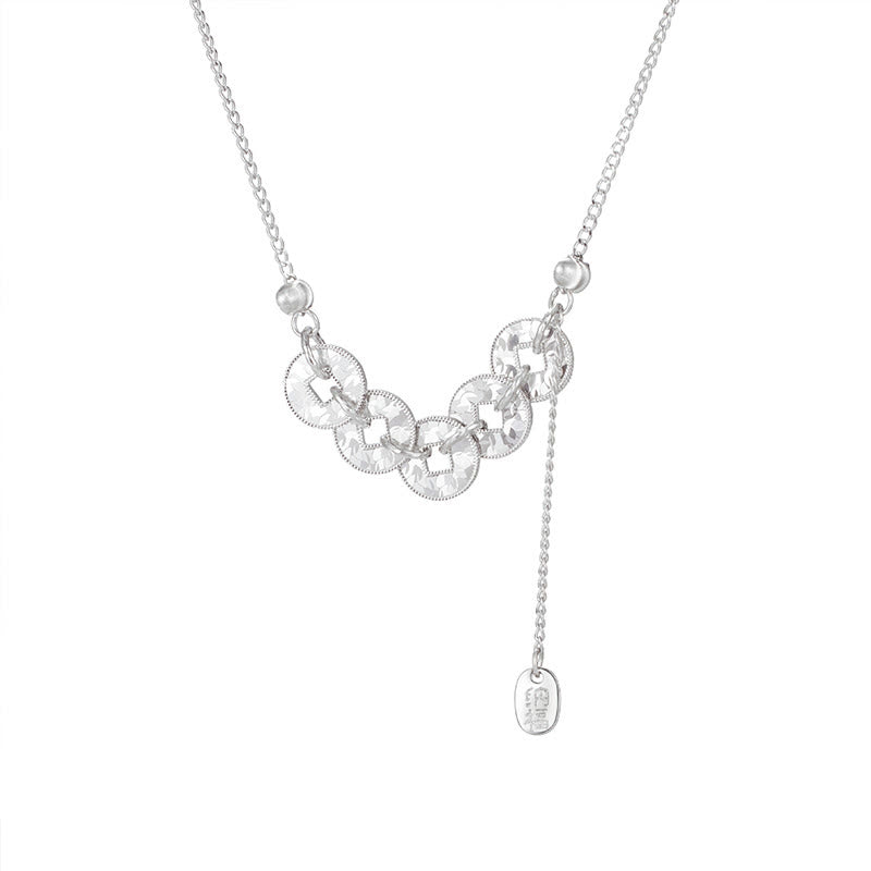 Buddha Stones Bague, bracelet, collier et pendentif de protection en argent sterling 925 orné des cinq pièces de l'empereur - image 4