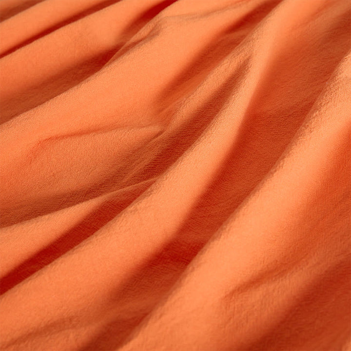 Robe midi femme à manches courtes et poches, ornée de broderies géométriques en forme de Buddha Stones - image 16