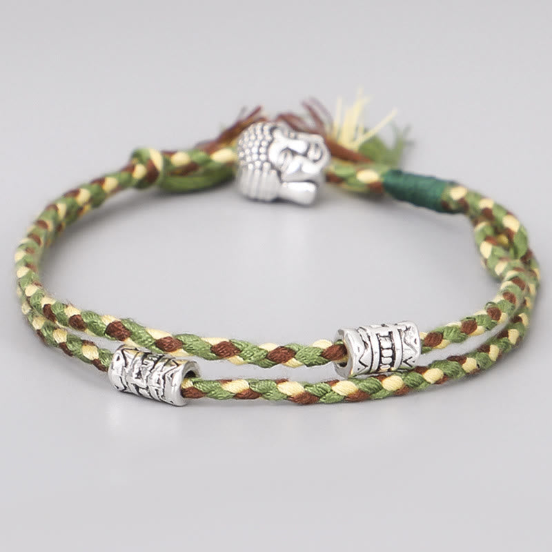 Bracelet de sérénité avec tête de Buddha Stones - Vert - image 3