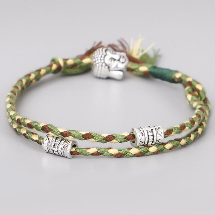 Bracelet de sérénité avec tête de Buddha Stones - Vert - image 3