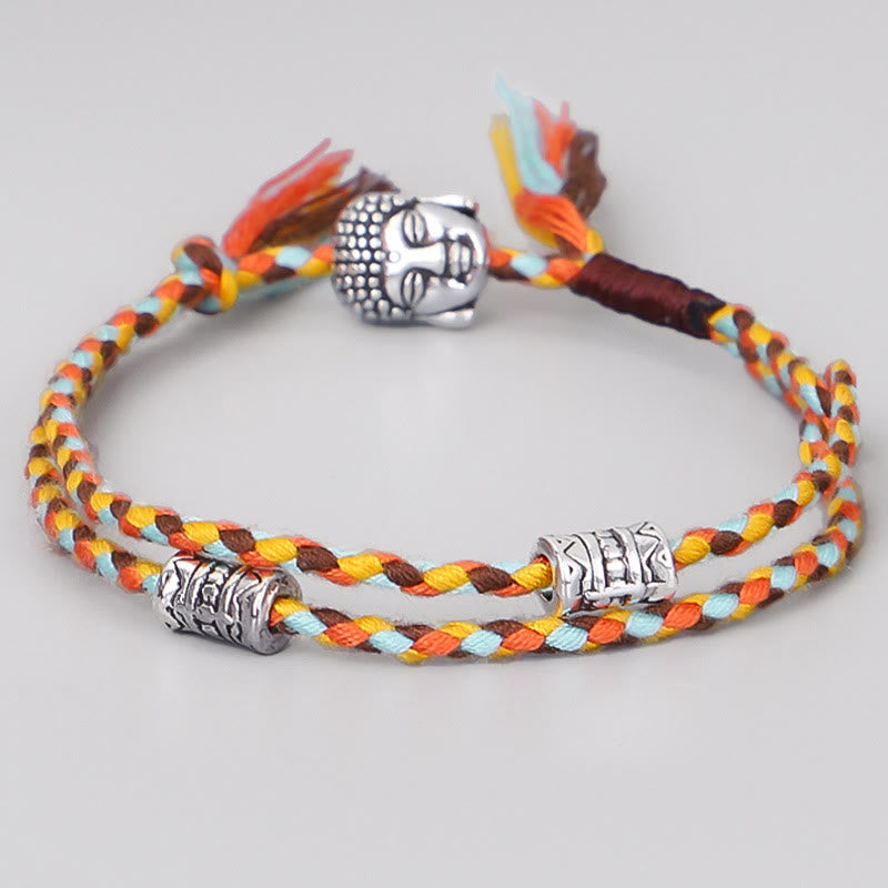 Bracelet de sérénité avec tête de Buddha Stones - Bleu clair - image 6