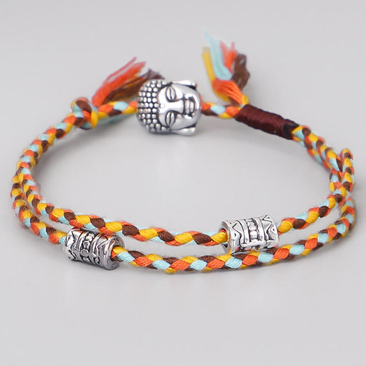 Bracelet de sérénité avec tête de Buddha Stones - Bleu clair - image 6