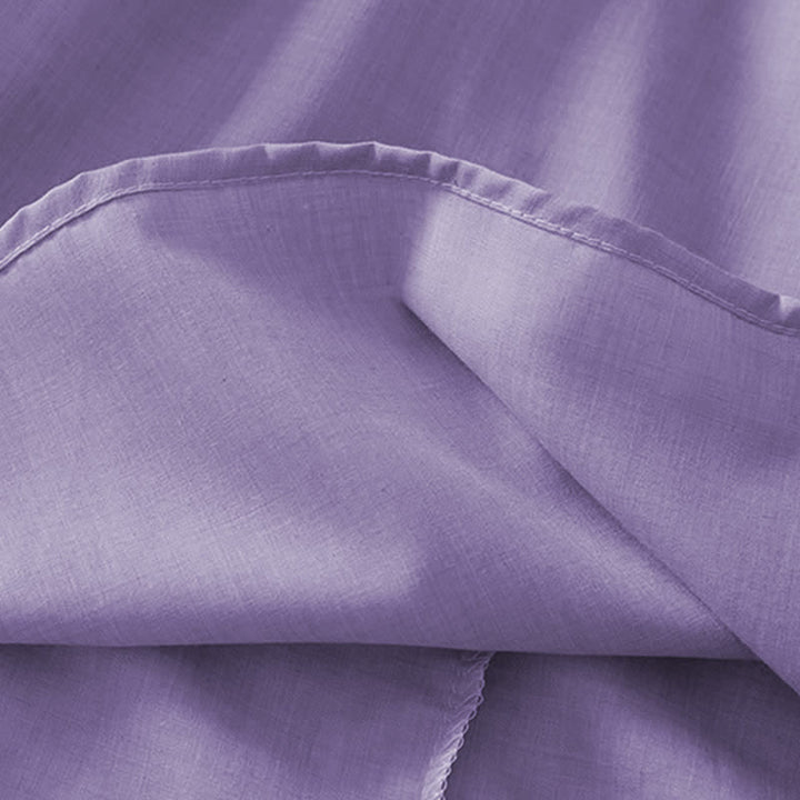 Buddha Stones Robe d'été unie à plis accordéon, sans manches, longueur genou, avec poches - image 8