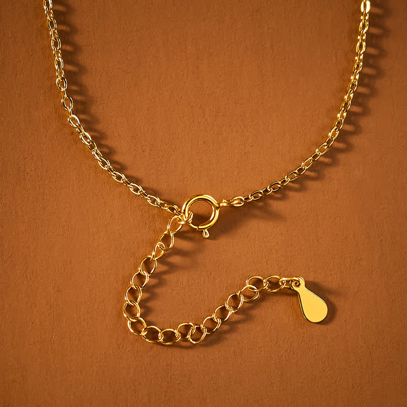 Buddha Stones Boucle de la paix en argent sterling 925 avec pivoine et pendentif Hetian en jade blanc, symbole de bénédiction. - image 9