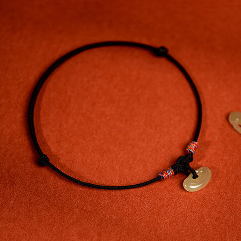 Buddha Stones Collier de protection ajustable pour chats et chiens, en jade tressé rouge, pour la protection. - image 17