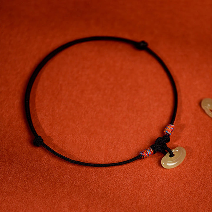 Buddha Stones Collier de protection ajustable pour chats et chiens, en jade tressé rouge, pour la protection. - image 17