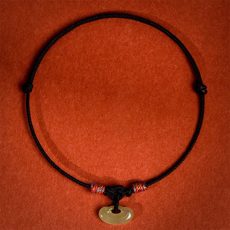 Buddha Stones Collier de protection ajustable pour chats et chiens, en jade tressé rouge, pour la protection. - Noir - 50-65 cm - image 16