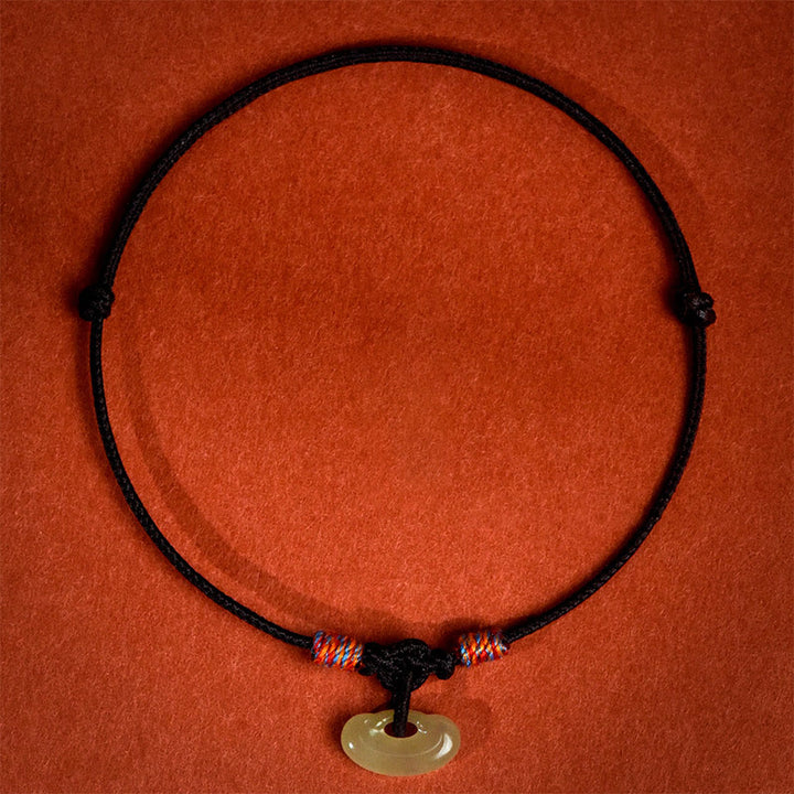 Buddha Stones Collier de protection ajustable pour chats et chiens, en jade tressé rouge, pour la protection. - Noir - 50-65 cm - image 16