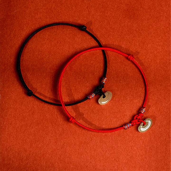 Buddha Stones Collier de protection ajustable pour chats et chiens, en jade tressé rouge, pour la protection. - image 18