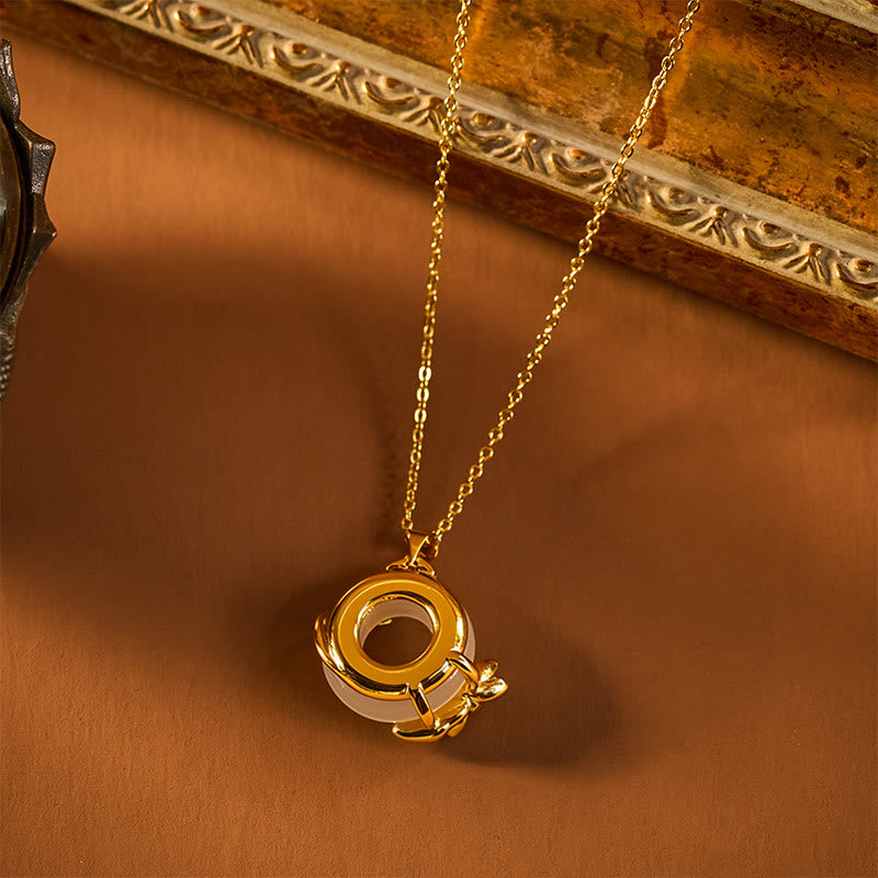 Buddha Stones Boucle de lotus, pendentif de la paix, collier de paix - image 1