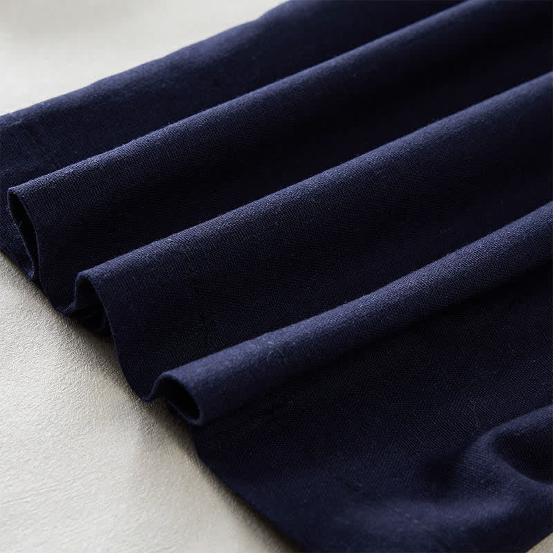 Buddha Stones Pantalon court en coton à cordon de serrage et jambes larges pour femme, avec poches, idéal pour les déplacements. - image 14