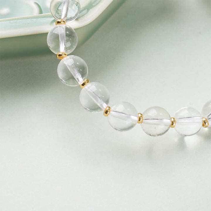 Buddha Stones Bracelet de protection en quartz clair Zakiram - image 7