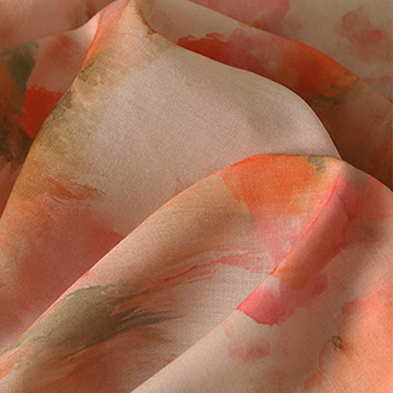Buddha Stones Robe courte d'été à imprimé floral, col mandarin et boutons brandebourg, manches courtes, pour femme - image 12