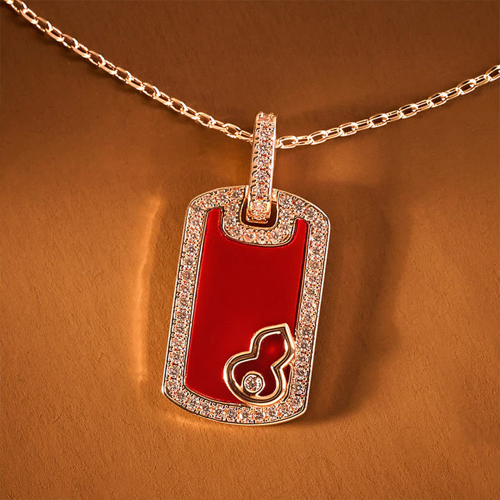 Buddha Stones Collier de protection en cuivre avec pendentif creux en forme de gourde et pendentif protecteur - image 5