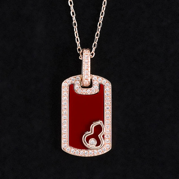 Buddha Stones Collier de protection en cuivre avec pendentif creux en forme de gourde et pendentif protecteur - image 4