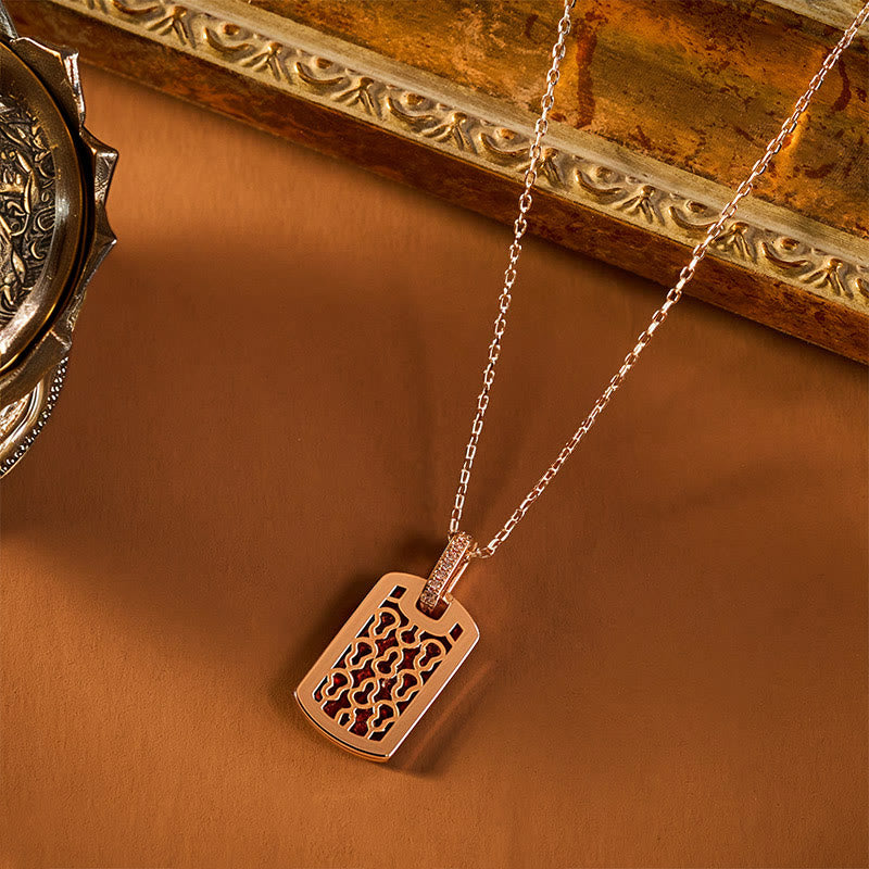 Buddha Stones Collier de protection en cuivre avec pendentif creux en forme de gourde et pendentif protecteur - image 2