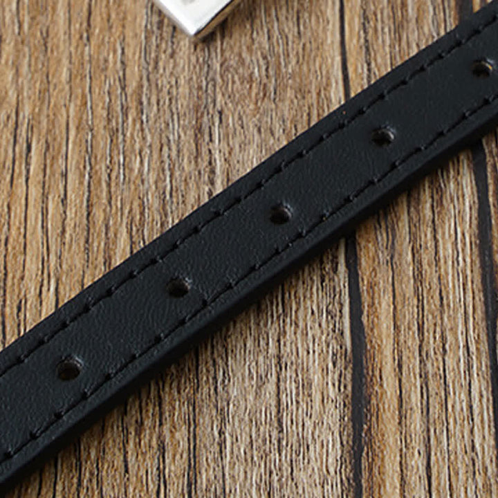 Buddha Stones Collier ajustable en cuir œil de tigre pour chats et chiens - image 15