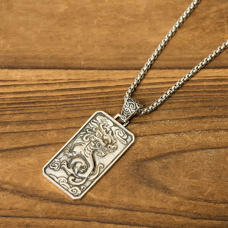 Buddha Stones Collier pendentif PiXiu en cuivre, symbole de richesse - image 2