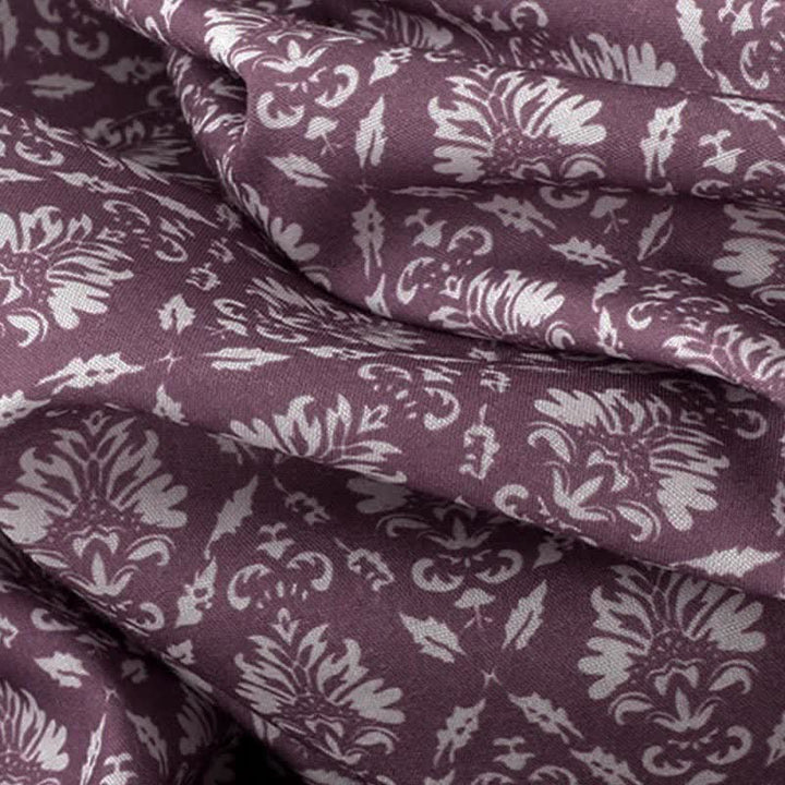 Buddha Stones Robe d'été à manches courtes pour femme, à imprimé floral, boutonnée et à cordon de serrage, avec poches - image 11