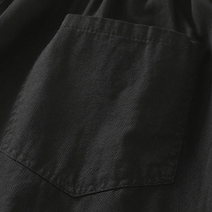 Buddha Stones Pantalon d'été décontracté pour femme, taille élastique, coupe fuselée, avec poches - image 7