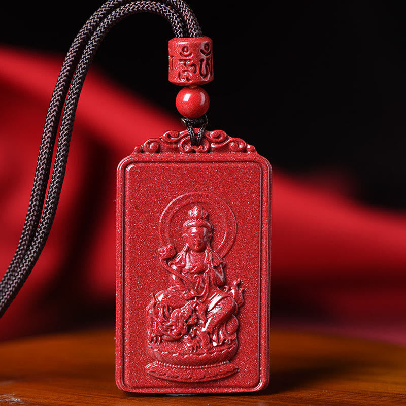 Buddha Stones Pendentif collier de bénédiction en cinabre du Bouddha natal du zodiaque chinois - image 11