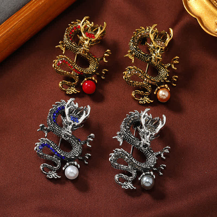 Buddha Stones Broche de force en perle Dragon Dominant - image 11